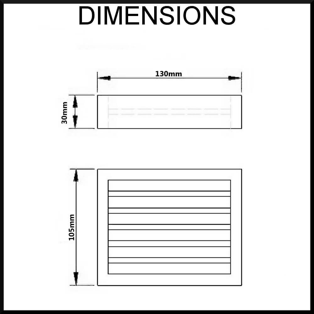 Montangna Stainless Steel Soap Basket Dish Dimensions