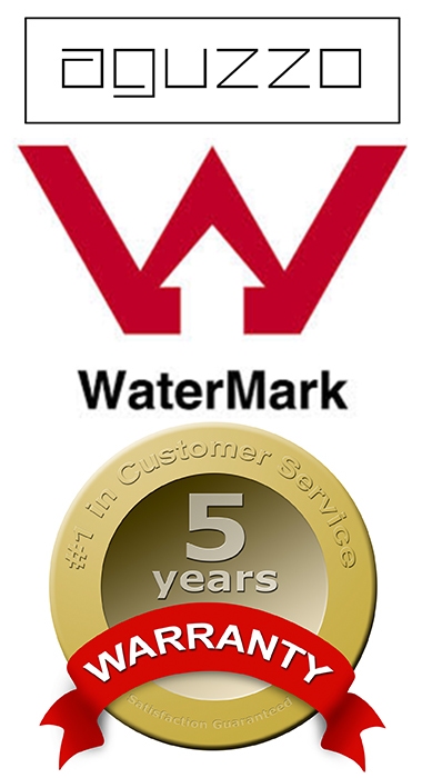 Aguzzo Bathware Range Watermark Certified