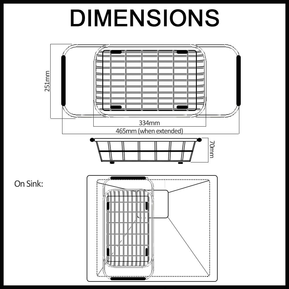 Aguzzo Kitchen Sink Drainer Basket Dimensions Guide