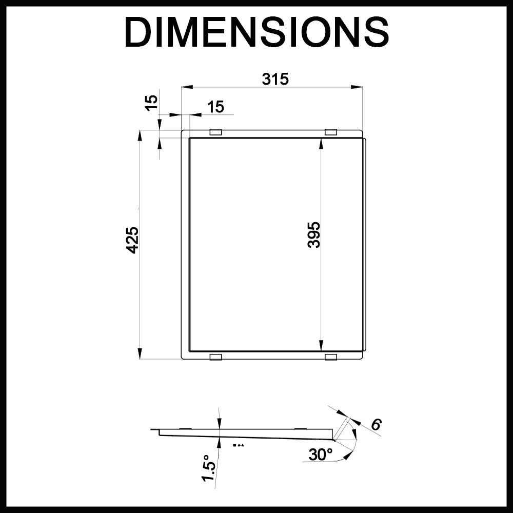 swedia-sink-drainer-tray-dimensions