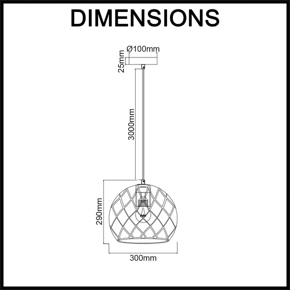 tuile series large pendant light
