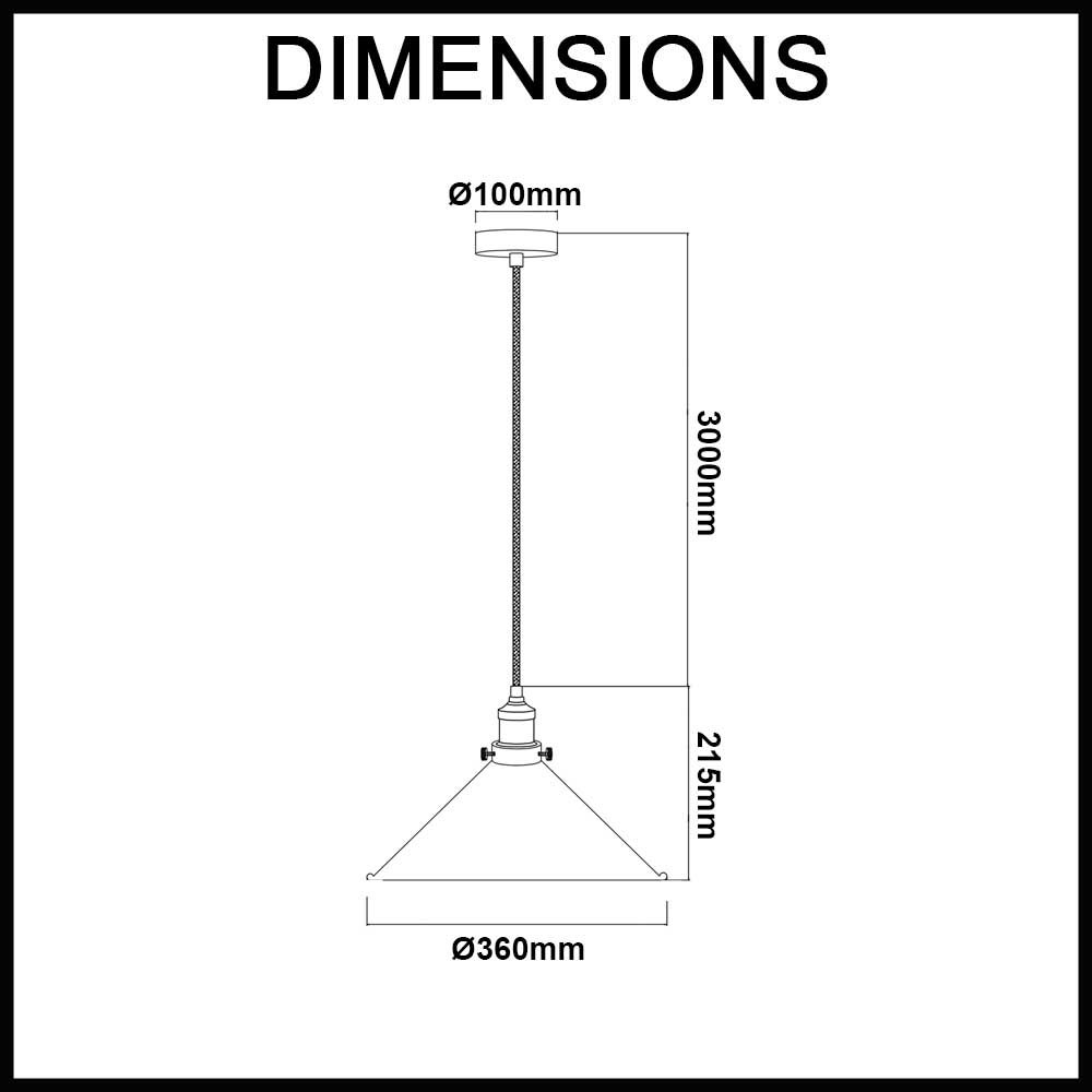 Cerema 215mm Height 360mm Width Interior Pendant Light - Coolie Metal - White
