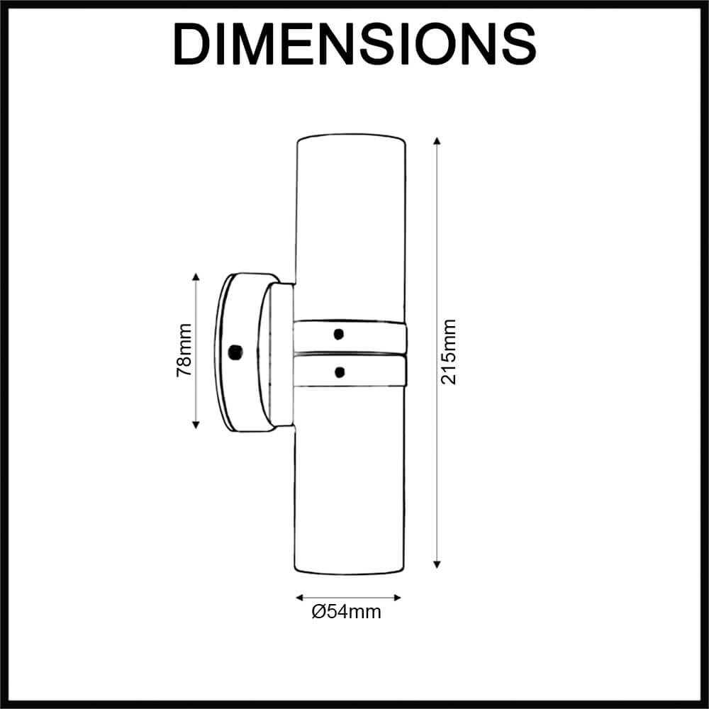 outdoor pillar wall light