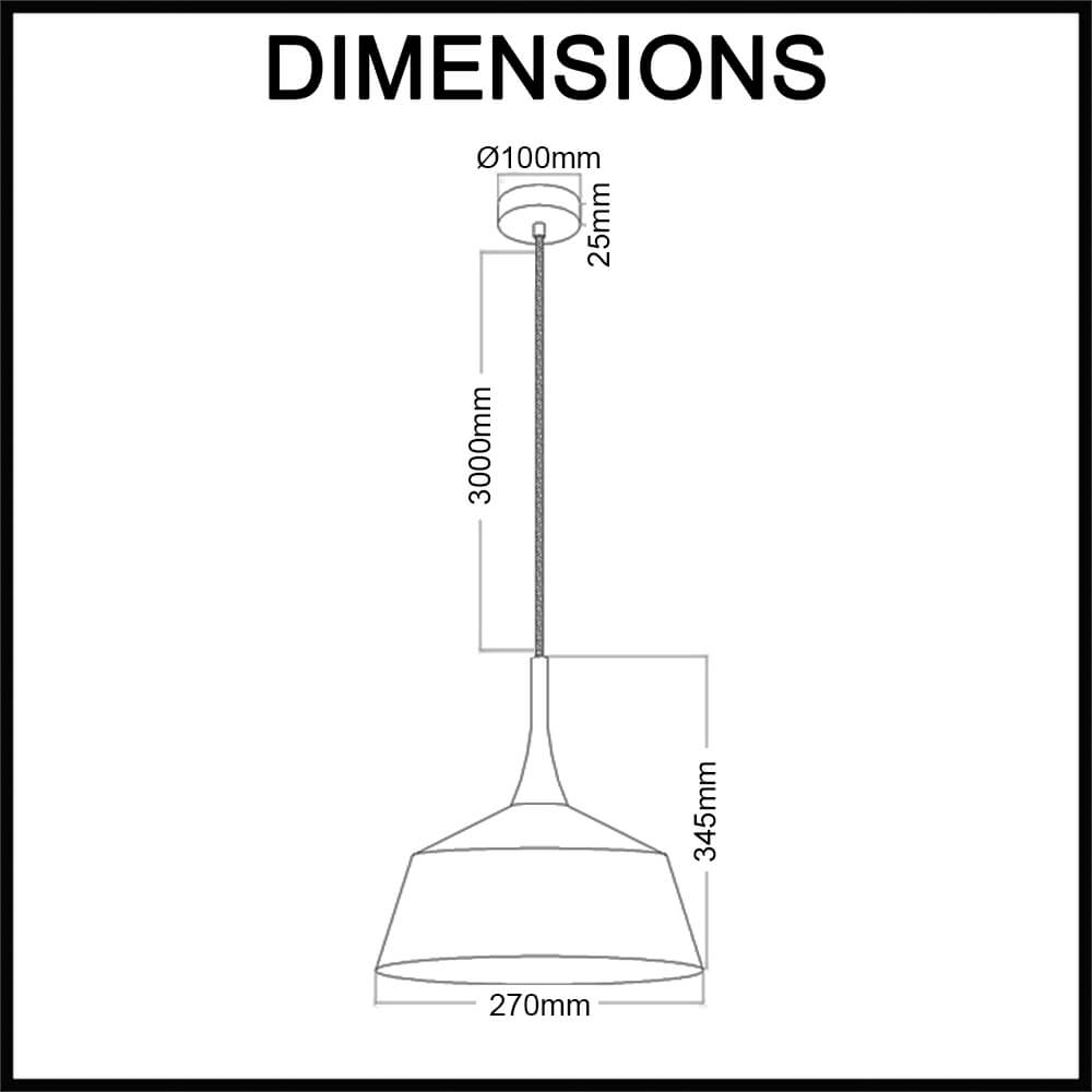 nordic interior pendant light small