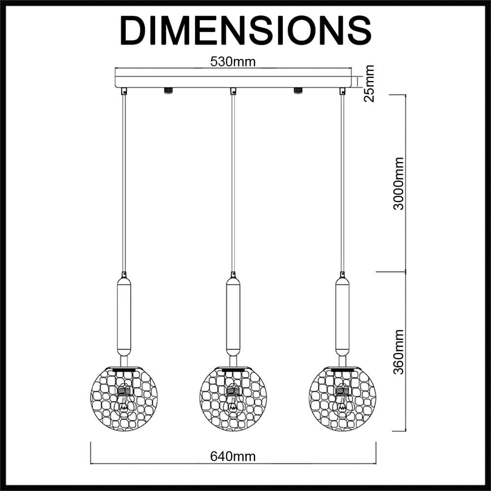glass bar pendant lights