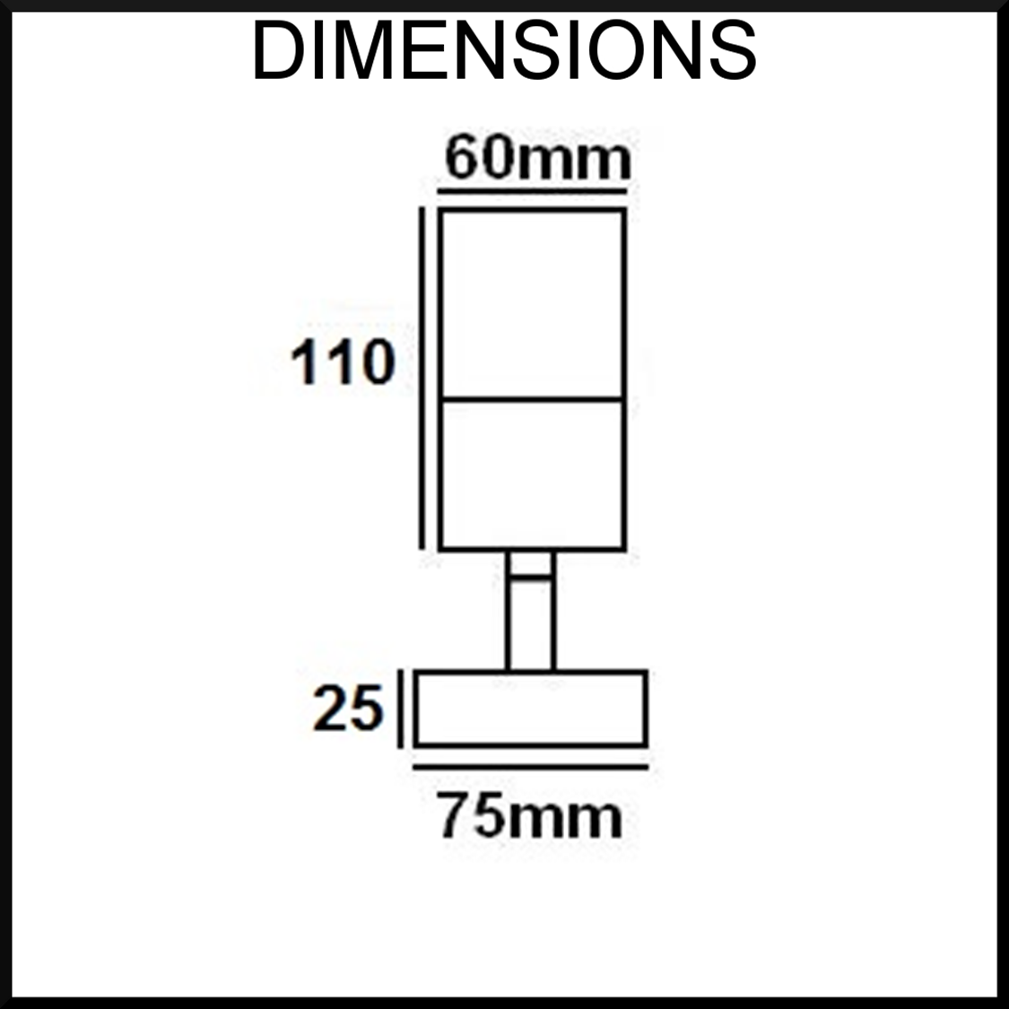 316 stainless steel outdoor single spot light