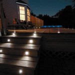 lighted stairs
