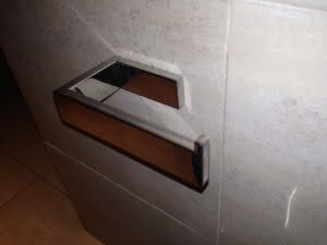 install toilet paper holder on ceramic tile