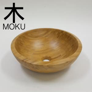 MOKU round bamboo basin
