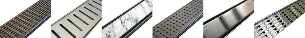 Steel Grating - Shower Grate Styles linear shower drain, slot drain, stainless steel grating