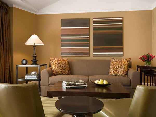 brown room