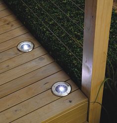 Flush deck lighting
