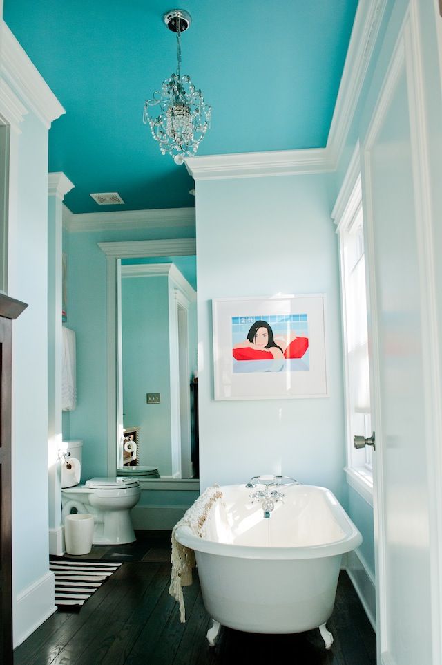 Teal_ceiling