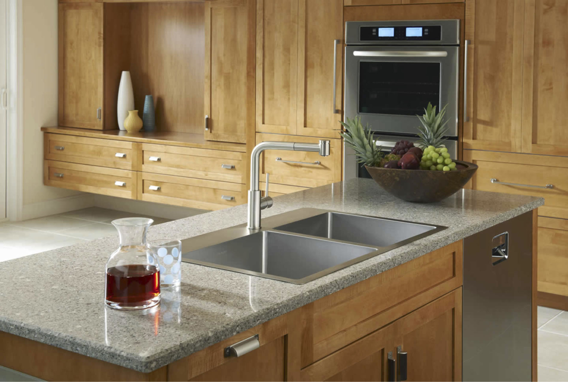 Brienz sink on kitchen bench stainless_steel_sink_kitchen_laundry_strong_modern_contemporary