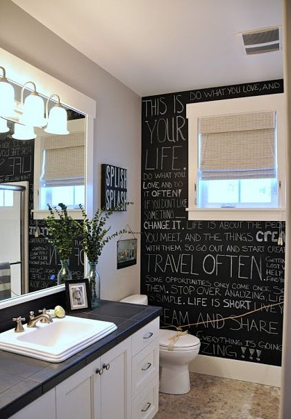 chalkboard-bathroom-diy-paint-feature-wall