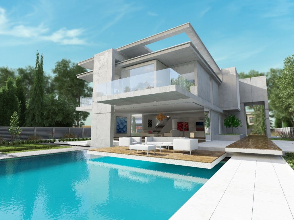 Pool at Modern House