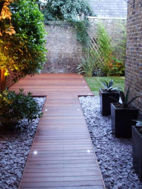 decking garden lighting