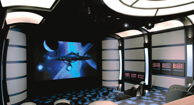 home theatre design star trek