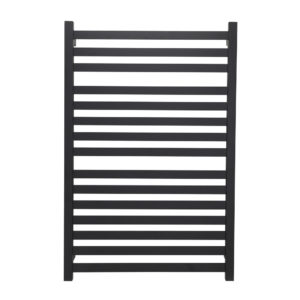 wall-mounted towel rails for bathrooms Heated Towel Square Black - 001