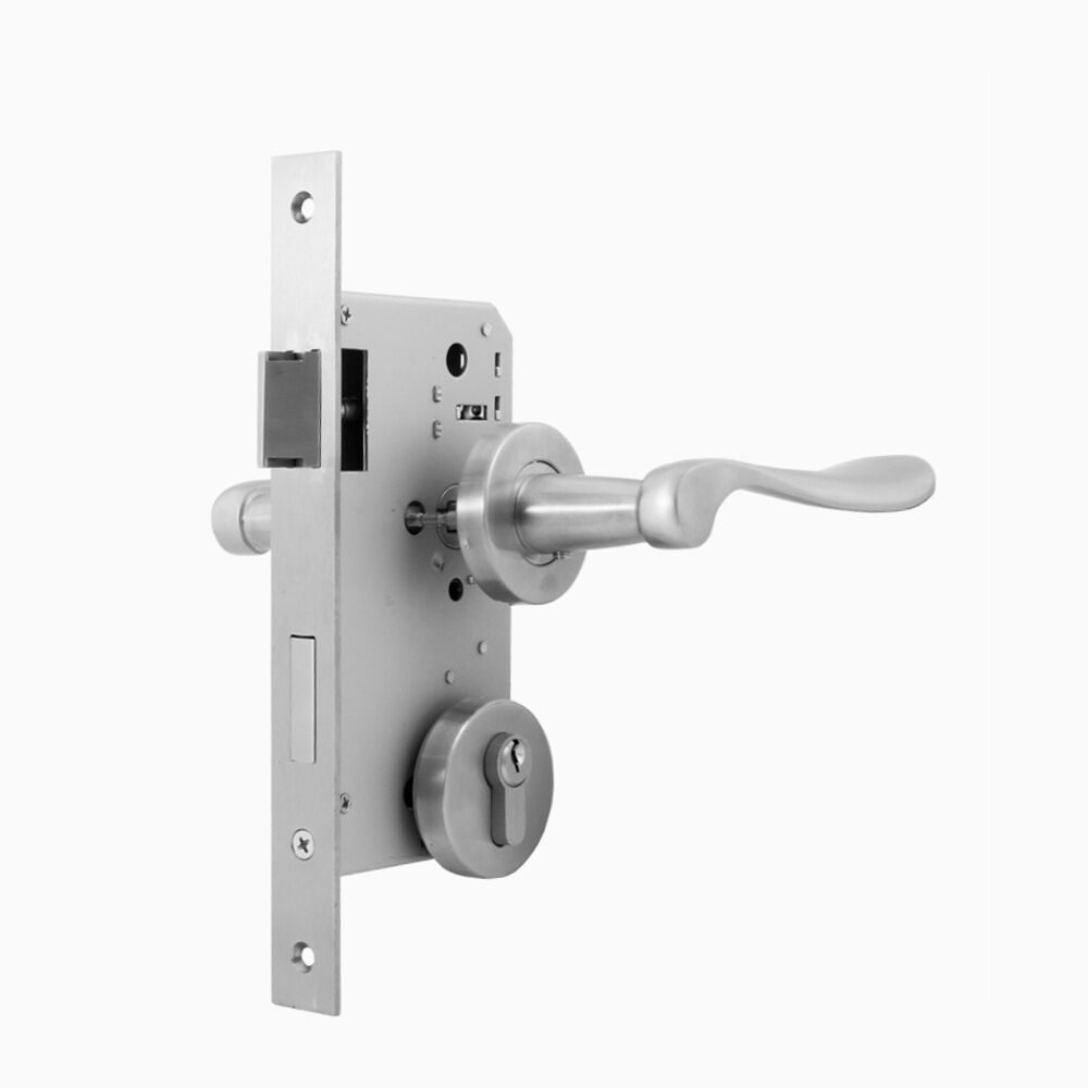 Royce designer door lever royce-security-door-lever-handle-kit-with-key-mortice-solid-stainless-steel