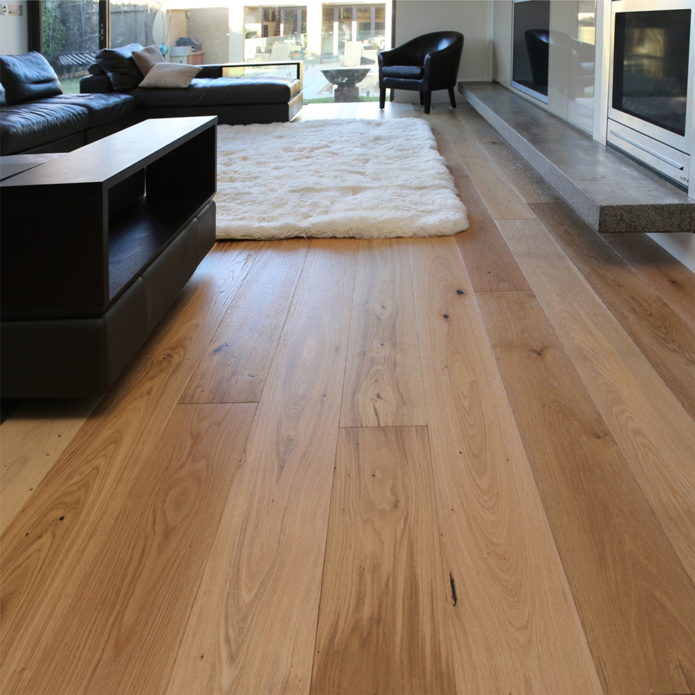 oak floorboards interior living space