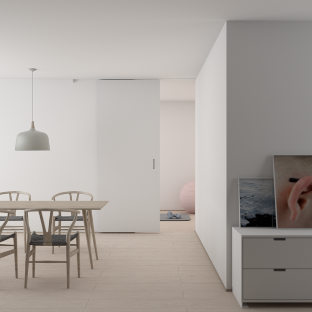 white room room painted wihte