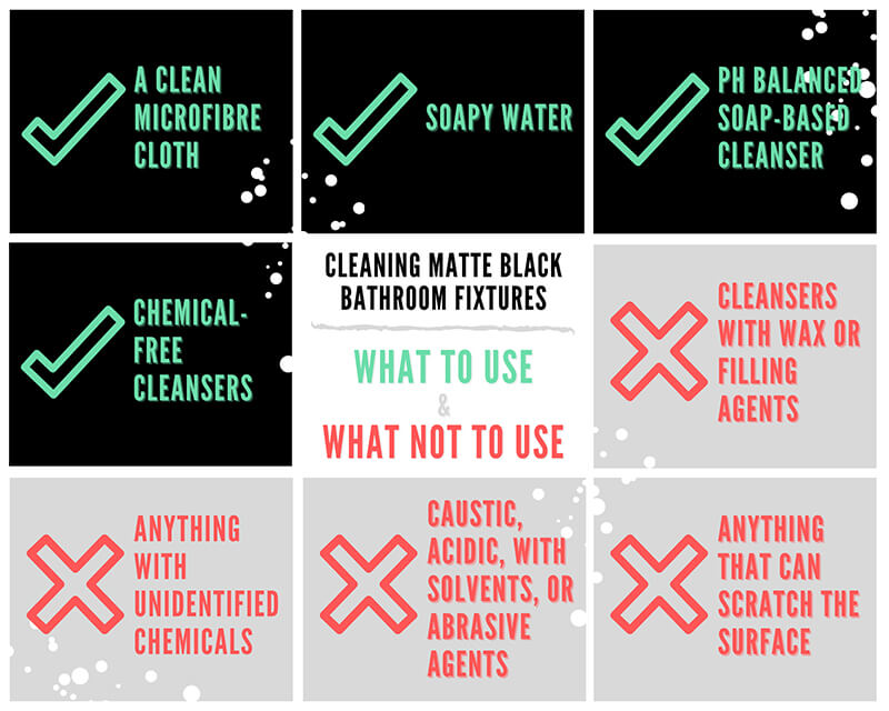 How to Clean Matte Black Fixtures how to clean black matte faucet