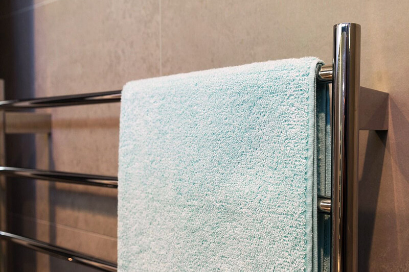 Polished Towel Warmer chrome heated towel rail