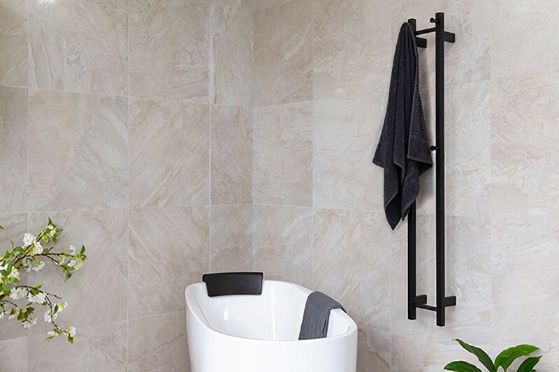 Vertical Heated Towel Rail double vertical heated towel rail