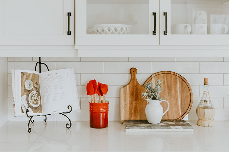 Image by Becca Tapert on Unsplash kitchen cupboard