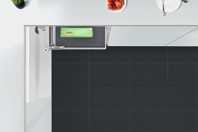Magic Corner II Motion corner pantry cupboard