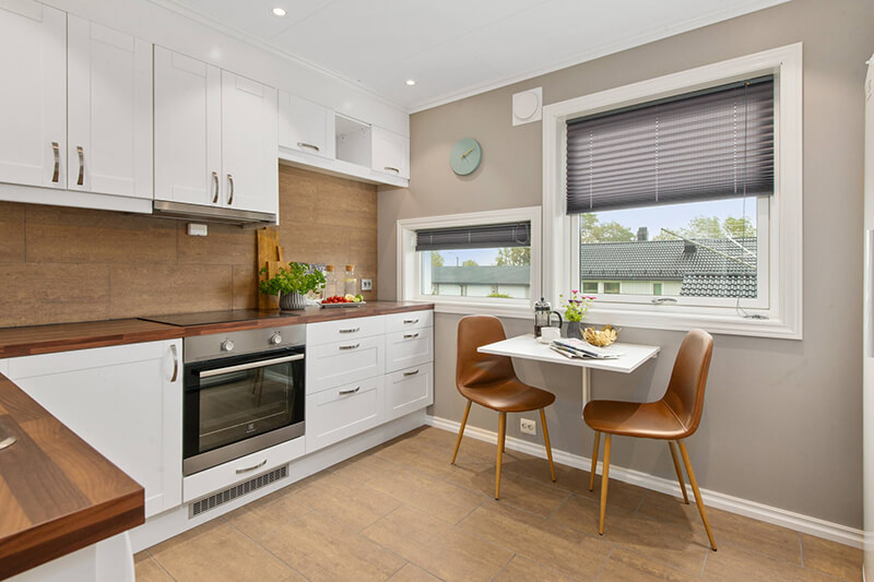 white tiny kitchen