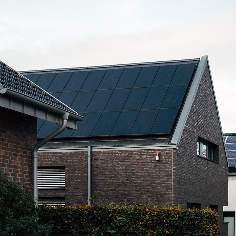 solar powered house