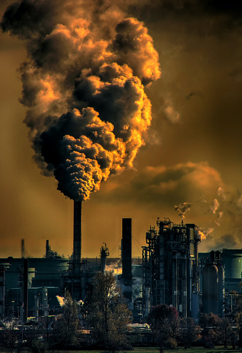 Pollution burning coal