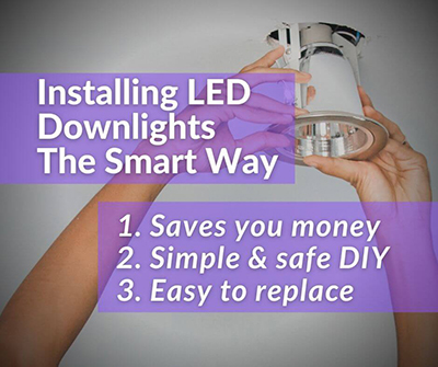 LED Downlight Installation installing led down lights
