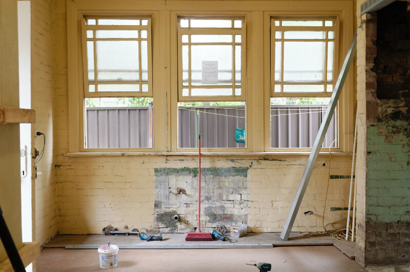 Renovating a Fixer Upper home interior renovation