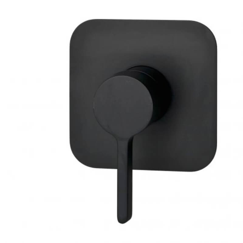 Vale Brighton Nero Shower Mixer matte black mixer, shower mixer, wall mixer