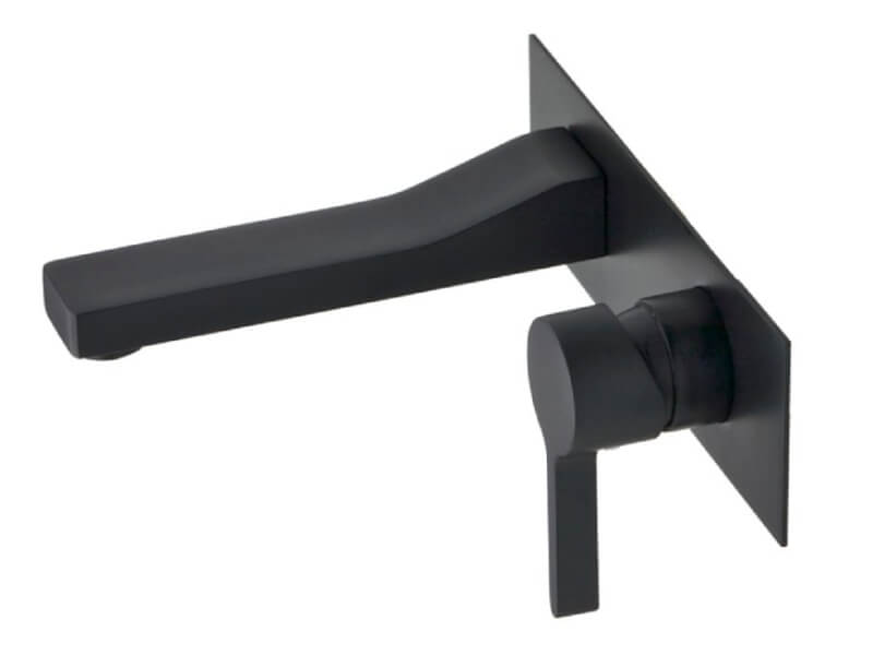 Brighton Wall-Mounted Single Lever and Spout single lever bath spout, wall mounted spout, bathroom spout