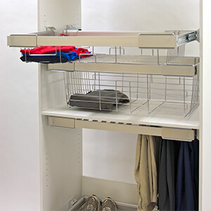wardrobe pull out basket