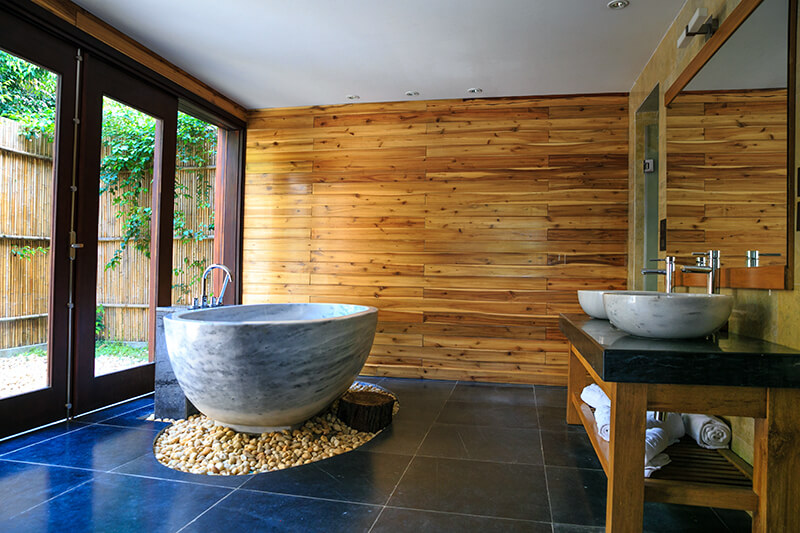 minimalist bath