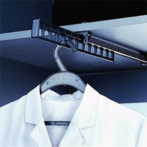 slide-out clothes rack