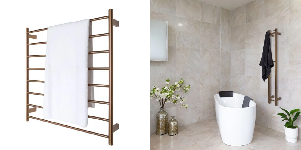 Heated Towel Rail Options and Colours