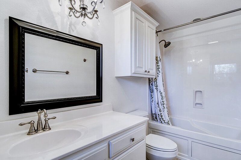 Black Frame Bathroom Mirror black bathroom mirror